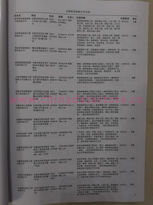 中國(guó)裝飾裝修企業(yè)黃頁可開展精準(zhǔn)營(yíng)銷，電話營(yíng)銷、郵件營(yíng)銷、傳真營(yíng)銷等等多管齊下，圓您銷售冠軍夢(mèng)